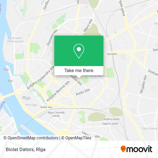 Biolat Dators map