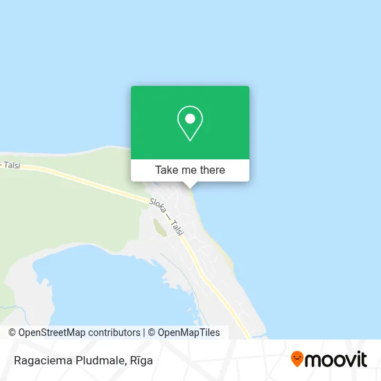Ragaciema Pludmale map