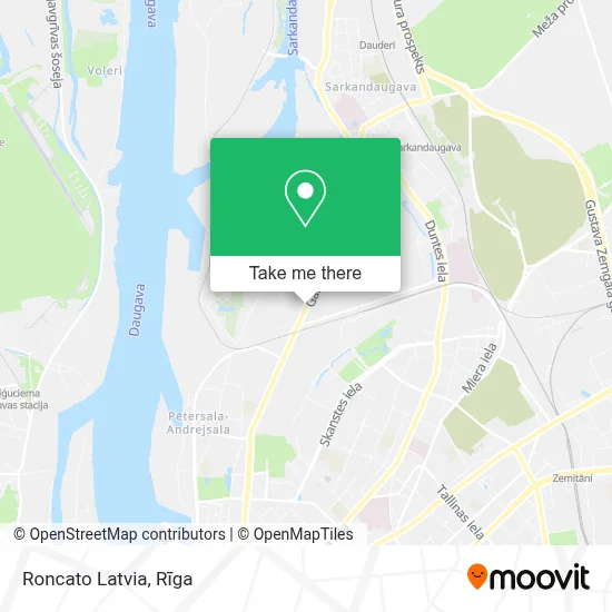 Roncato Latvia map
