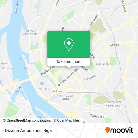 Dizaina Ambulance map