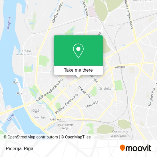 Picērija map