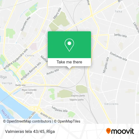 Valmieras Iela 43/45 map