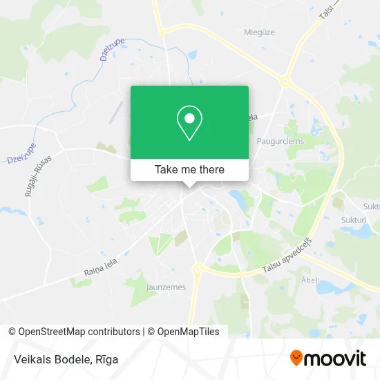 Veikals Bodele map