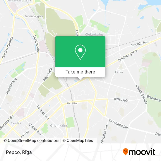 Pepco map