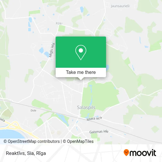 Reaktīvs, Sia map
