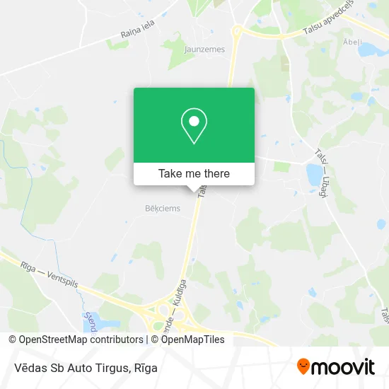 Vēdas Sb Auto Tirgus map