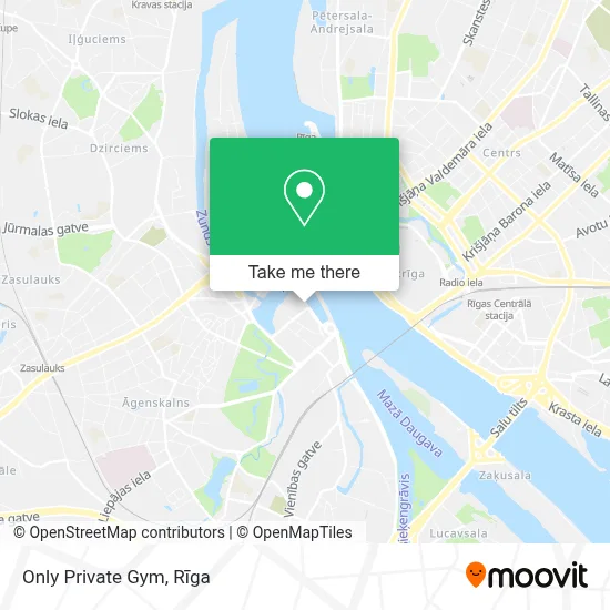 Only Private Gym map
