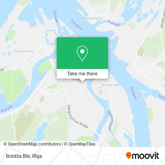 Boldža Ble map
