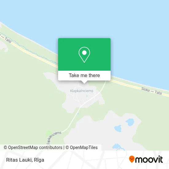 Ritas Lauki map