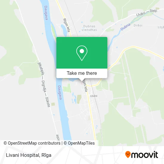 Livani Hospital map