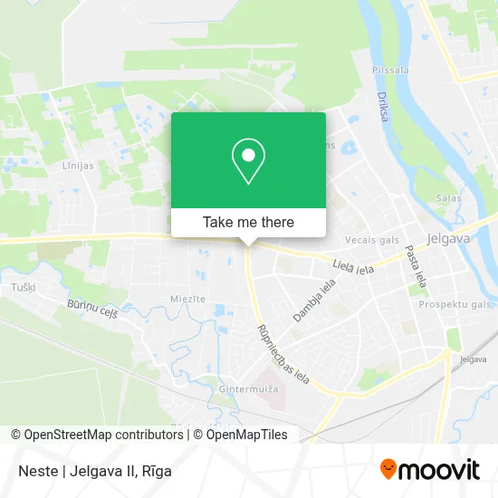 Neste | Jelgava II map