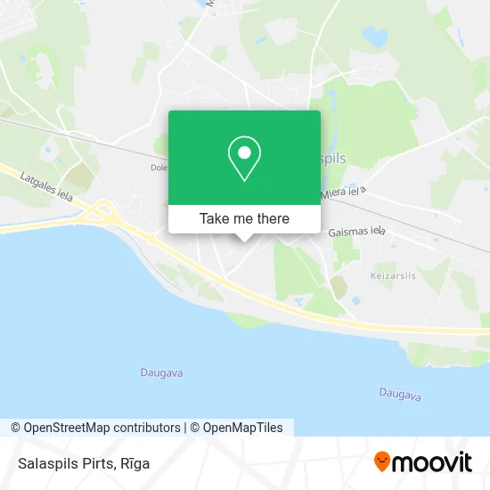 Salaspils Pirts map
