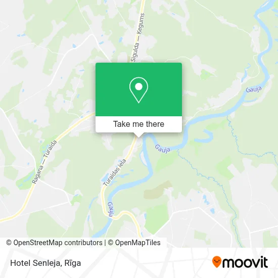 Hotel Senleja map