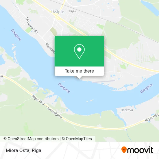 Miera Osta map