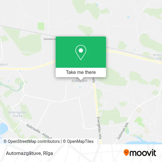 Automazgātuve map