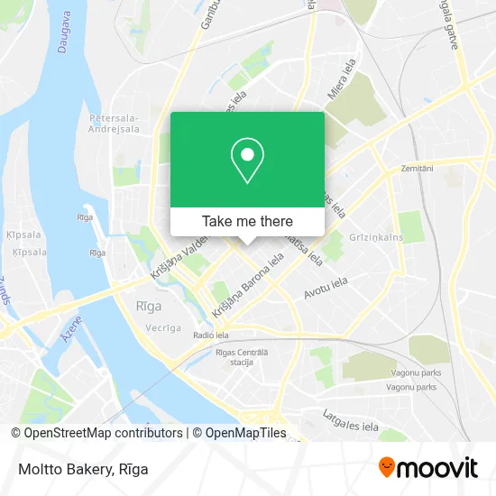 Moltto Bakery map