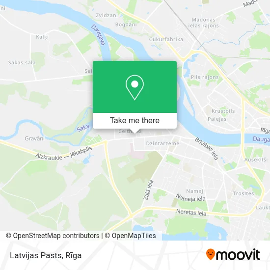 Latvijas Pasts map