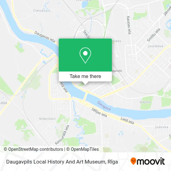 Daugavpils Local History And Art Museum map