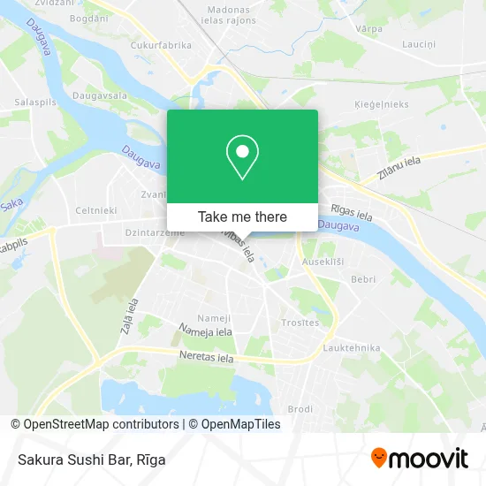 Sakura Sushi Bar map