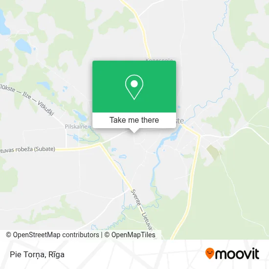 Pie Torņa map
