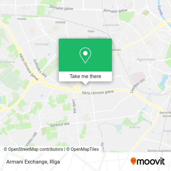 Armani Exchange map