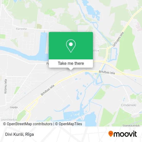 Divi Kurši map