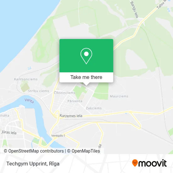 Techgym Upprint map