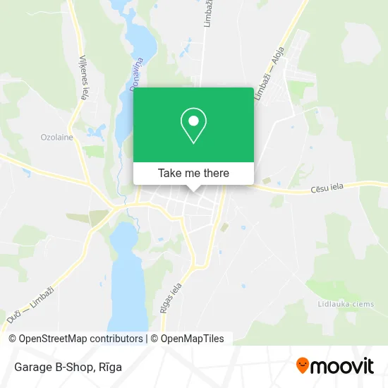 Garage B-Shop map