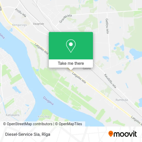 Diesel-Service Sia map