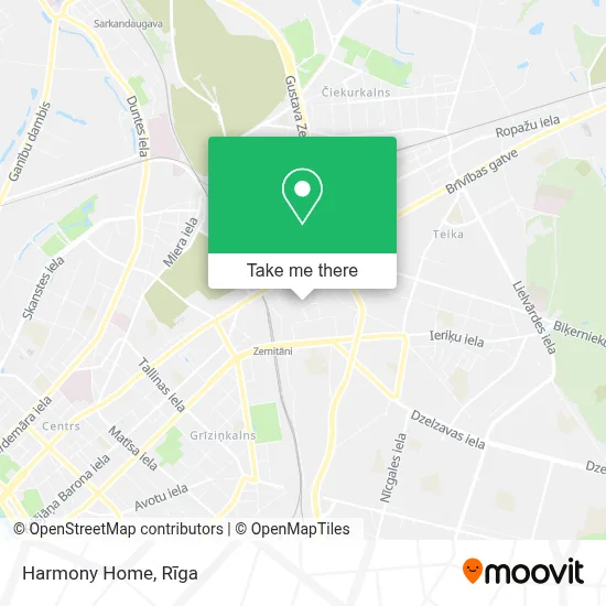 Harmony Home map