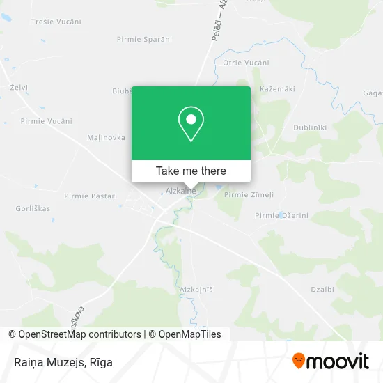 Raiņa Muzejs map