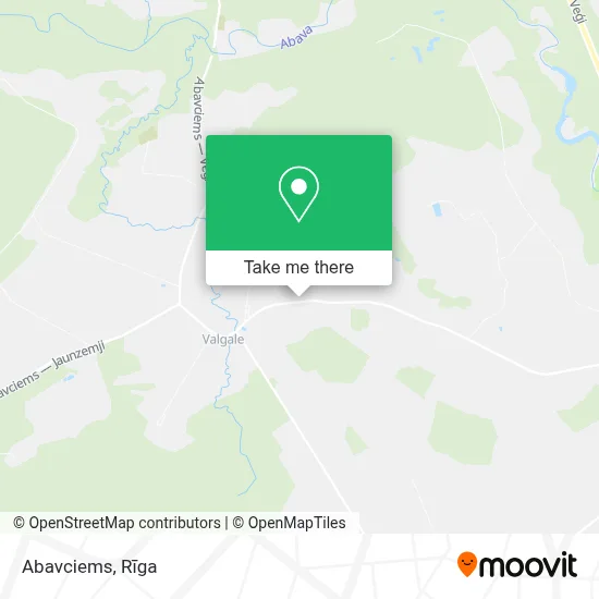 Abavciems map