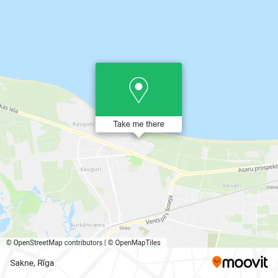 Sakne map