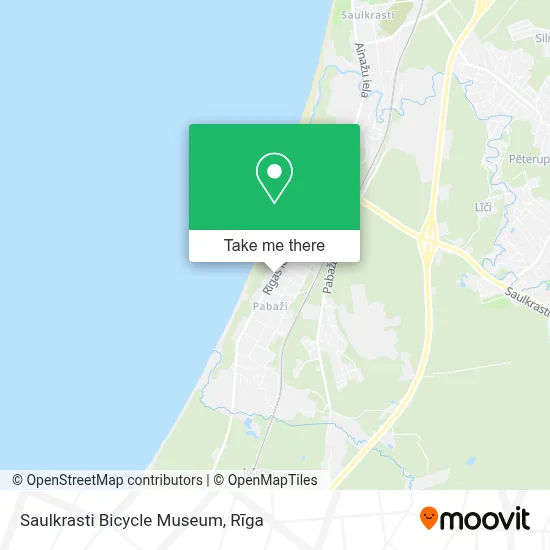 Saulkrasti Bicycle Museum map