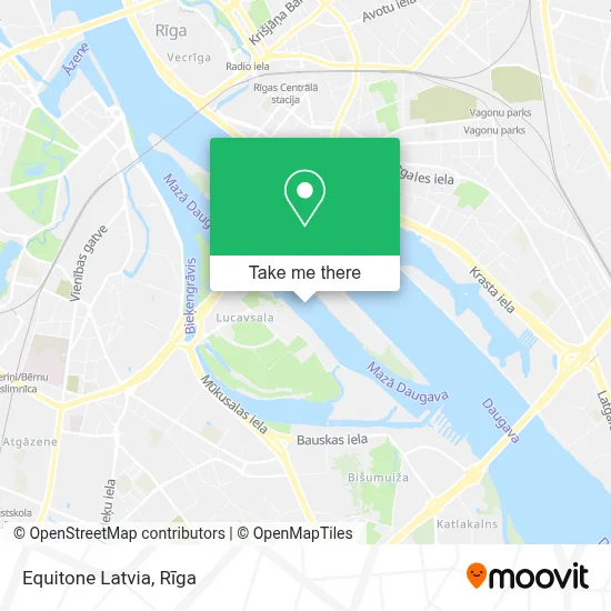 Equitone Latvia map