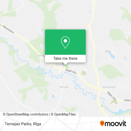 Ternejas Parks map