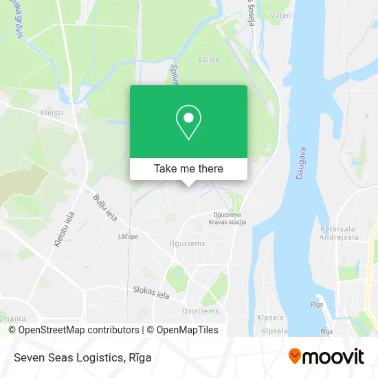 Seven Seas Logistics map