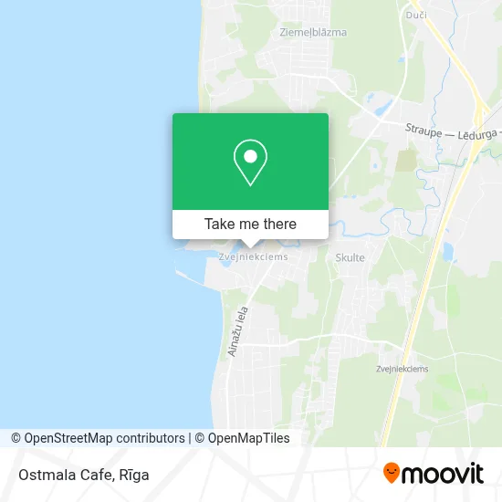 Ostmala Cafe map