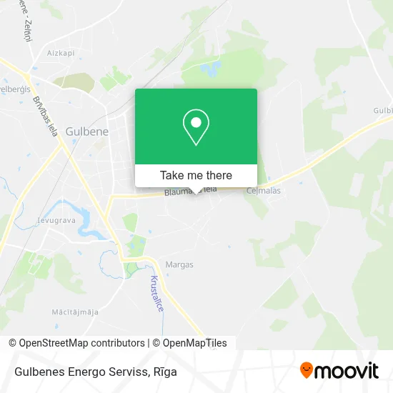 Gulbenes Energo Serviss map