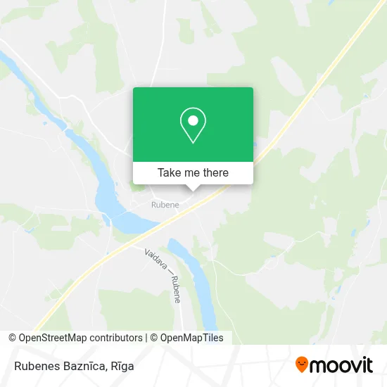 Rubenes Baznīca map
