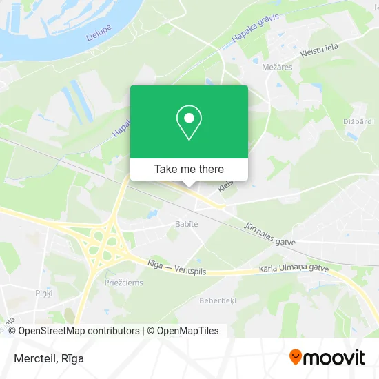 Mercteil map