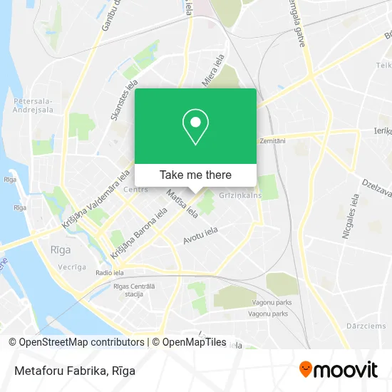 Metaforu Fabrika map