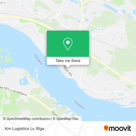 Km Logistics Lv map