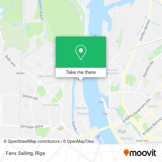 Fans Sailing map