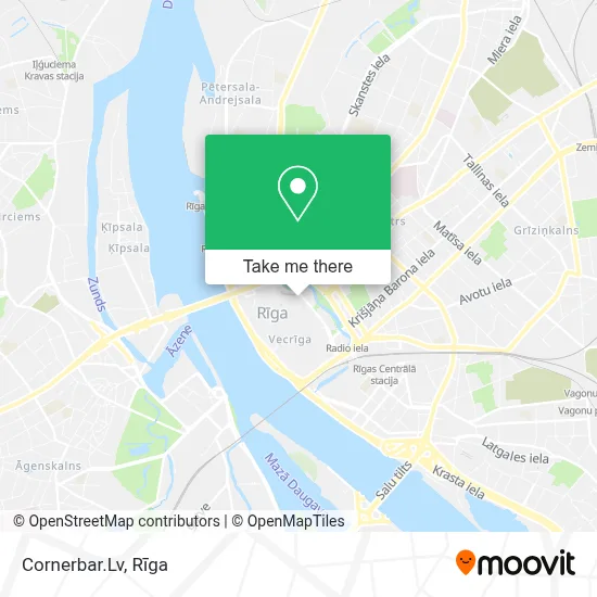 Cornerbar.Lv map