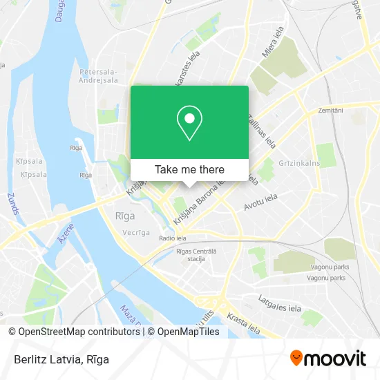 Berlitz Latvia map