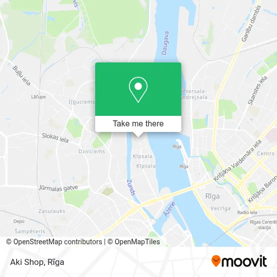 Aki Shop map