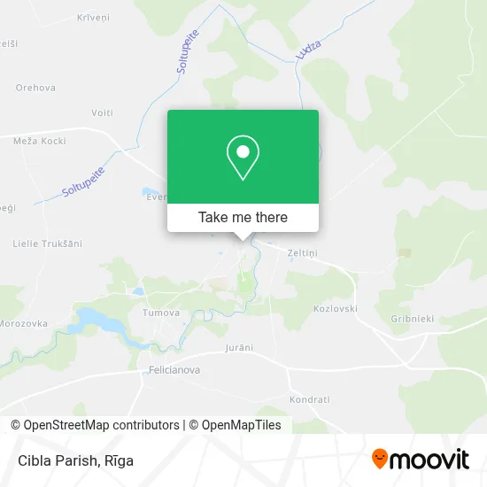 Cibla Parish map