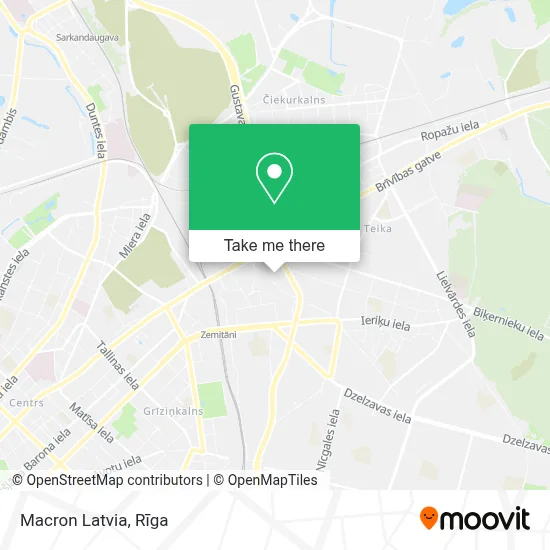 Macron Latvia map
