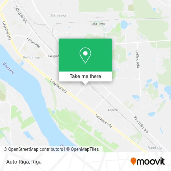Auto Riga map